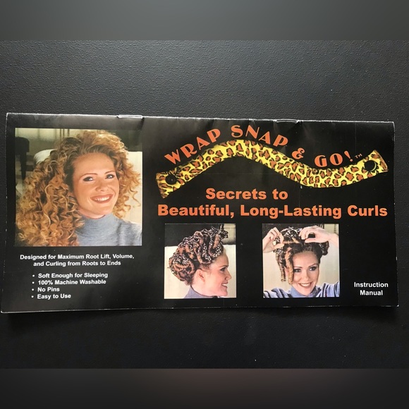 Hair rollers animal print! Wrap, Snap, & Go! - Picture 5 of 8
